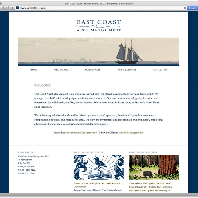 East Coast Asset Management Website