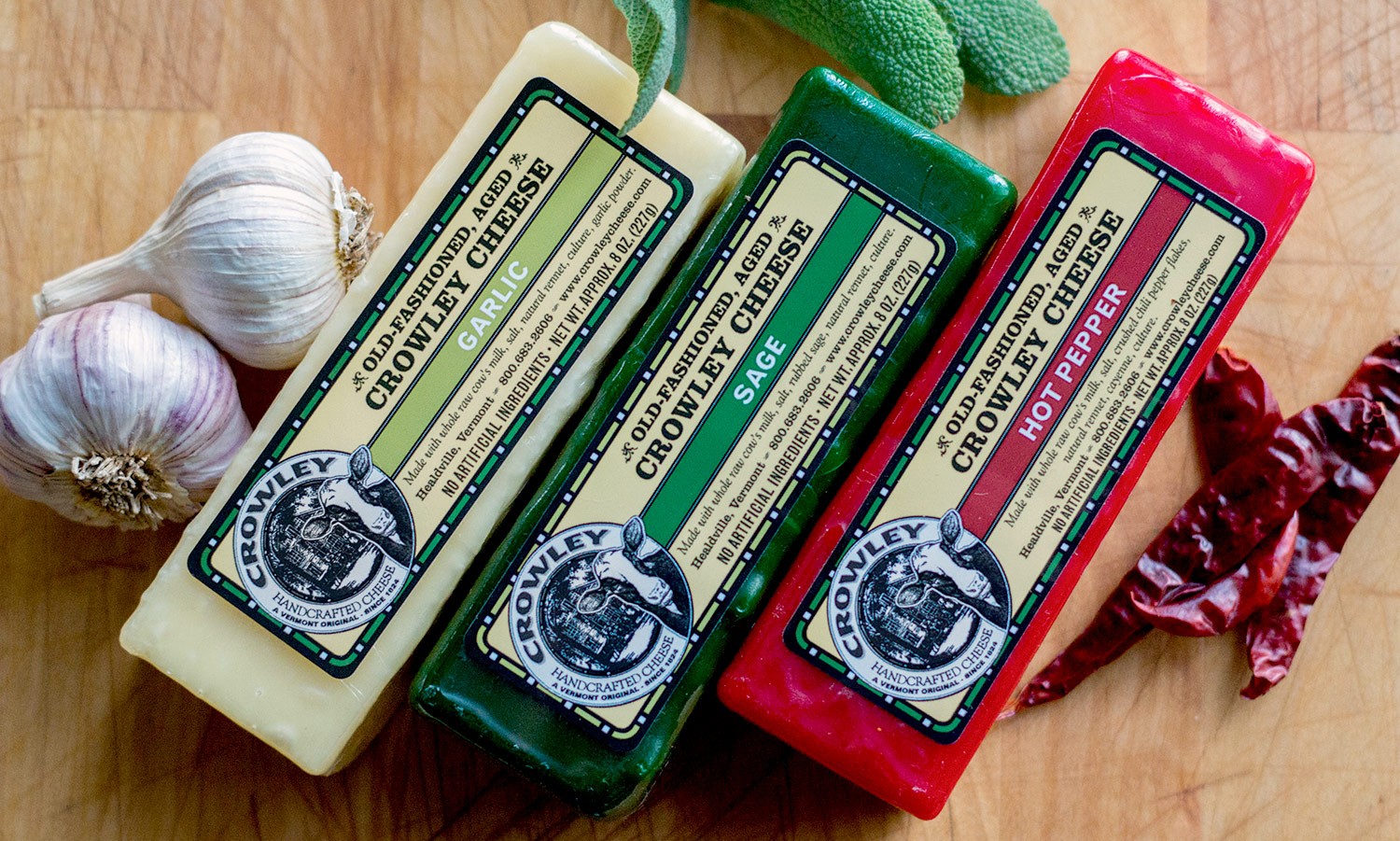 Crowley Cheese Labels