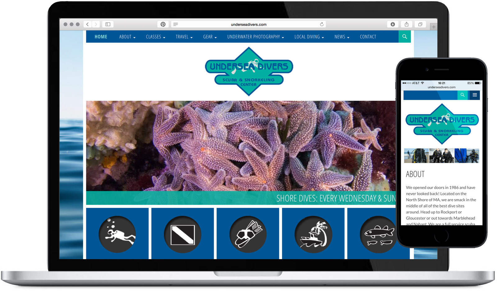Undersea Divers Website