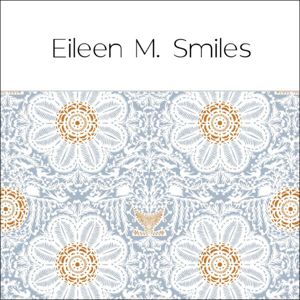 Eileen M. Smiles - Logo with Textile Pattern